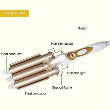figaro za kosu sa tri cevi: 2350din Figaro za talasastu kosu sa tri grejne cevi za trostruko brže — 2