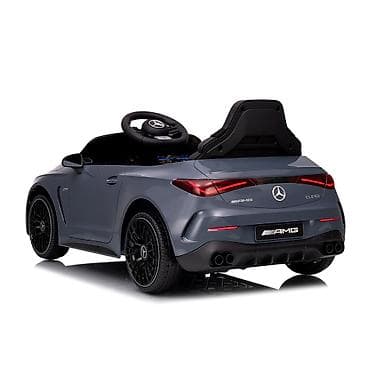 luksuzni donji ves: Mercedes – Benz AMG CLE 53 Sivi – dečiji automobil na akumulator — 6