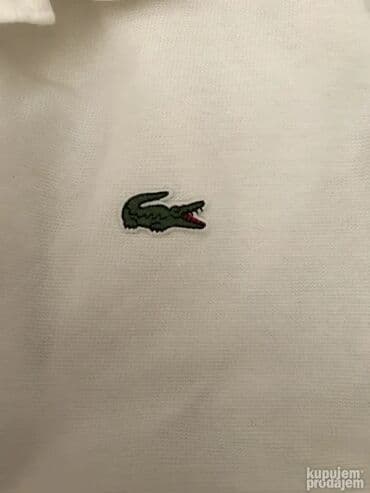 majice sa uv zastitom: Lacoste majica 6 100% cotton Ramena 48cm, duzina 75cm, struk 58-60cm — 3