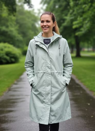 kisni mantili: M, Novo, Sa postavom, bоја - Zelena — 2