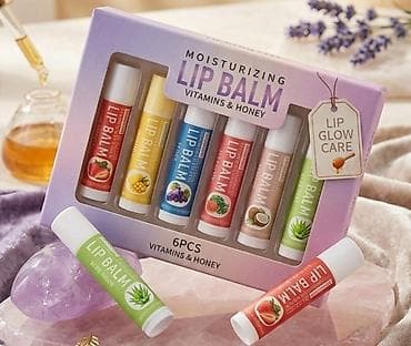 Set od 6 hranljivih balzama za usne – Vitamins & Honey Opis: -