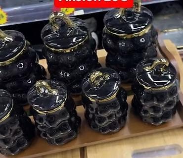 site:.rs "modle za slavski kolač" petao: Luksuzni 7-delni set posuda za čuvanje začina, kafe, šećera, čaja i — 1
