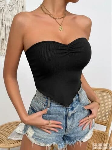 tommy hilfiger srbija majice: L, Viskoza, Jednobojni, bоја - Crna — 16