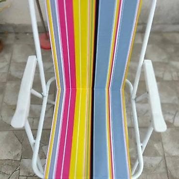 emmezeta ležaljke: Sklopiva baštenska stolica sa naslonima za ruke - Lagani metalni — 3