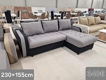 m namestaj: ✨Ugaona garnitura sa ležajem i kutijom za odlaganje. ✨ - Dimenzije — 9