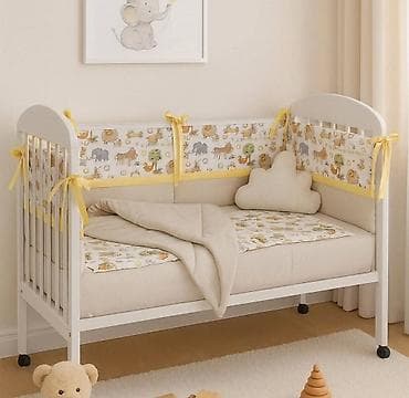 otkup polovnih stvari: Bebi posteljina 5400 din Ogradica 60x120x60cm Carsav 150x110cm — 6
