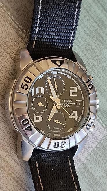 komandirski satovi prodaja: Lorus hronograf sat – kvarcni mehanizam Japan (V657-X021). - Kućište — 5