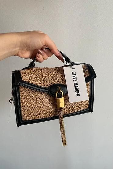 catwalk torbe: Steve Madden torbica – pleteni model sa kožnim detaljima - Materijal — 1