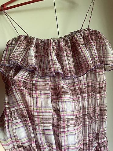 buzz tn bele: Zara, leprsava bluza na bretelice, prelepa, vel. M — 8