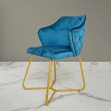 stolice subotica: Udobna lounge/dining stolica sa naslonom – tapacirana baršunastom — 5