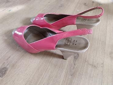 patike na stiklu: Ženske sandale F&F, model sa otvorenim prstima i slingback kaišem — 3