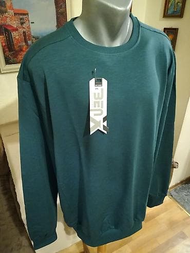 bic: Novi muski pamucni duks Benx u velikom broju Zeleni 5XL. Novopazarski — 3