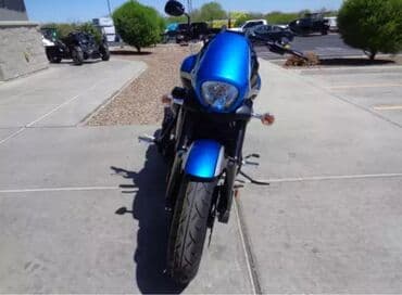 amortizeri za apn 4: Suzuki motokl marke Boulevard M109R. Model u plavoj boji sa crnim — 5
