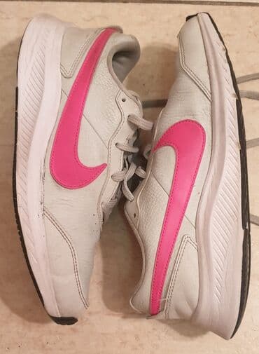 mokasine ženske ccc: Nike, 36.5, bоја - Bela — 1