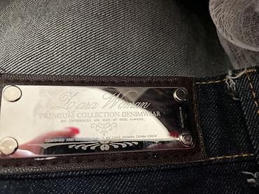 džins haljine: Zara Woman Premium Collection Denimwear – ženske farmerke - Model — 4