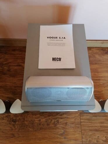 i pad: Heco Vogue 5.1A Subwoofer: Snaga: 60/120 W RMS Frekventni odziv — 4