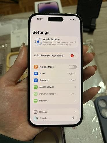 Car Electronics: Apple iPhone 14 Pro - Boja: Deep Purple - Memorija: 256gb - Battery — 10