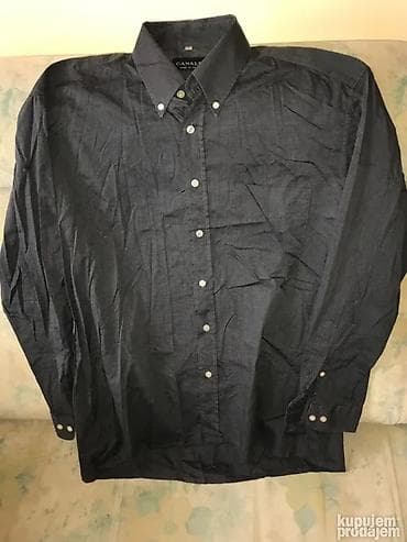 Headgear: Original CANALI Milano kosulja 42 100% cotton Made in Italy Ramena — 1