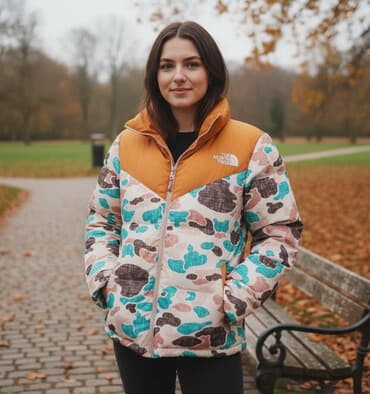 dugacke zimske jakne zenske: The North Face, M, Maskirni, Sa postavom — 1