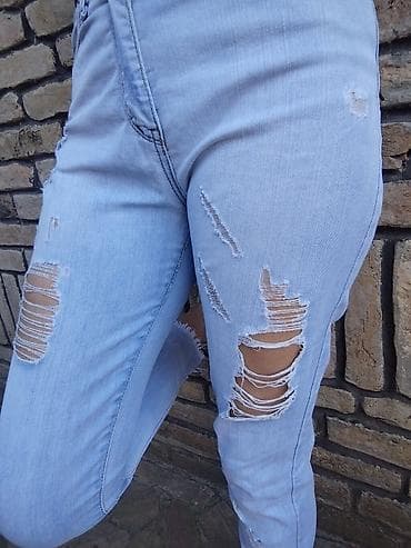 Farmerke: Farmerke – ženske, veličina M. Struk do 36 cm, tegli do 39 cm — 1