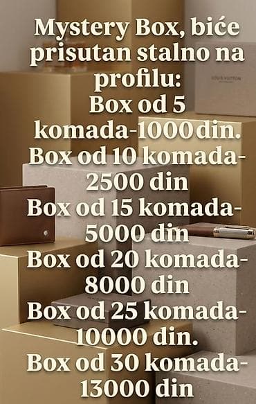 Mystery Box – stalno dostupan na profilu Izaberi veličinu kutije