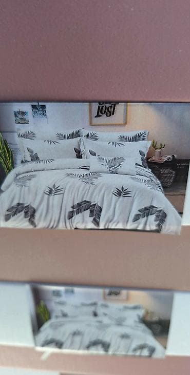 sijalice sa ventilatorom: Posteljina – komplet dvostruki, različiti dezéni sa biljnim/floralnim — 7