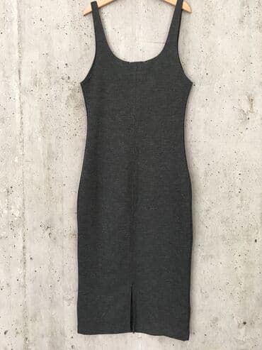 comma haljine 2022: Zara M (EU 38), color - Grey, With the straps — 5