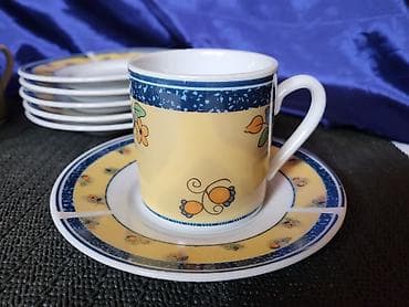 staza cena: Soljice nove porcelanske za kafu Vertex iz 90ih.godina. Soljice — 9