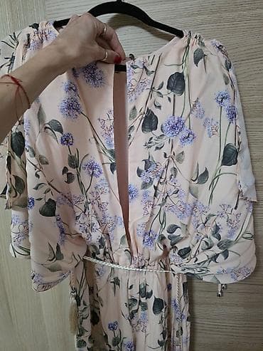 crocs usce: Duga haljina s floralnim printom. Velicina S, ali odgovara i za M i L — 3