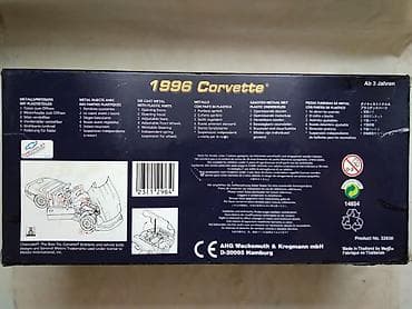igrice za decake: Maisto Chevrolet Corvette Cabrio C4 1/18 beli,kao nov — 7