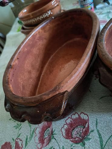 pivski set uradi sam: Velika ovalna zemljana/pisanička tepsija za pečenje - Materijal — 2