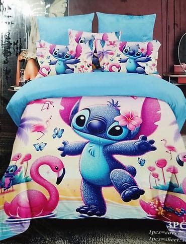 Trodelni set 3D dečije posteljine sa popularnim motivom Disney junaka