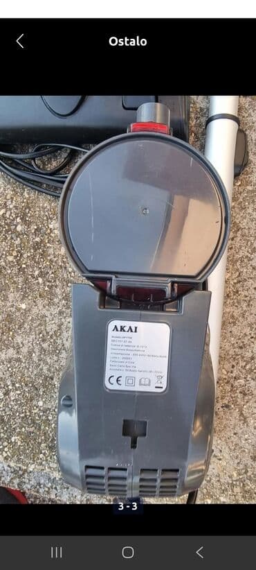 jeftini usisivaci: Ručni štapni usisivac - 600w AKAI — 3