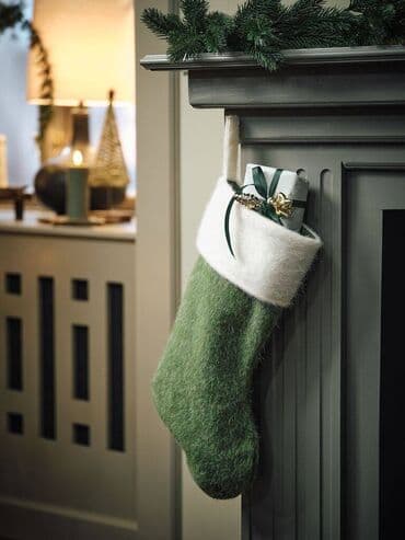 stari i stilski namestaj: Novogodišnja čarapa [NG25] Novogodišnja čarapa u klasičnom dizajnu — 5