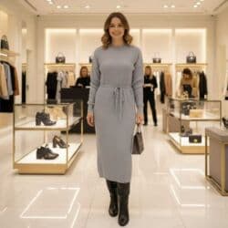 Donji delovi trenerke: Trikotažna haljina 4000 Veličine: 40 • 42 • 44 • 46 • 48 • 50 Mere za — 3