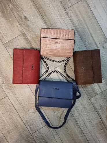 smaragdno zelena torbica: Torba za rame, Zara, Materijal: Veštačka koža — 1