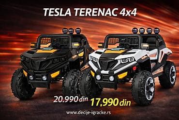 Dečiji džip Tesla TERENAC 4×4 na akumulator Moderan i snažan