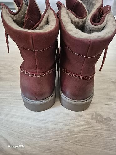 muske cipele od prevrnute koze: LASOCKI Denim kožne zimske čizme - Model: LASOCKI Denim (etiketa na — 2