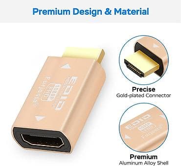 polovni racunari gaming: EDID Emulator HDMI adapter Opis: - HDMI EDID emulator/adapter sa — 3