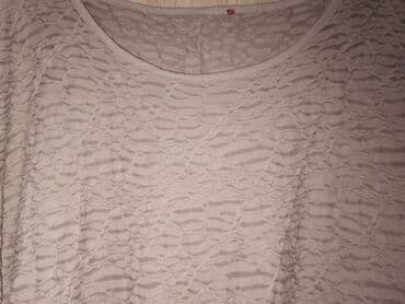 tunika boho style: XL (EU 42), Viscose, color - Beige — 2