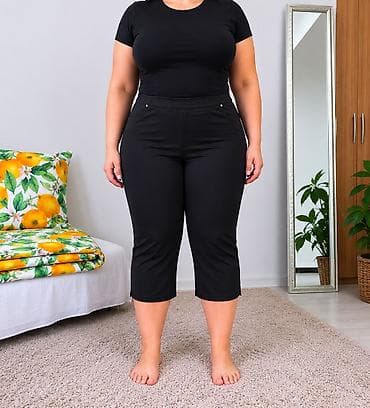 stil b subotica: Ženske pantalonе za punije dame – različiti krojevi - Modeli: capri — 6