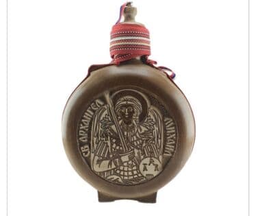 Textile: Bottle, color - Brown, New — 1