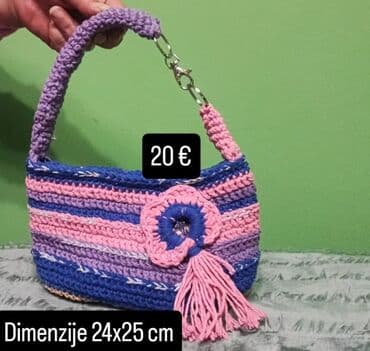 lacoste torbica crna: Elegantna torbica, Handmade — 8