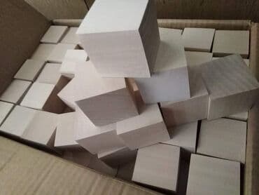 uradi sam drvene daske: Drvene kocke 4.5 cm stranica — 1