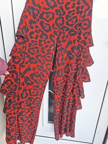 salvare cena: Pantalone za žene, veličina S-M, sa upečatljivim leopard dezenom u — 2