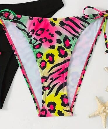 jednodelni push up kupaci: Lycra, Animal, color - Multicolored — 3
