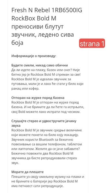 brand name racunari srbija: ORIGINAL SVETSKI POZNATI BREND PRENOSIVIH BEŽIČNIH ZVUČNIKA!!! — 8