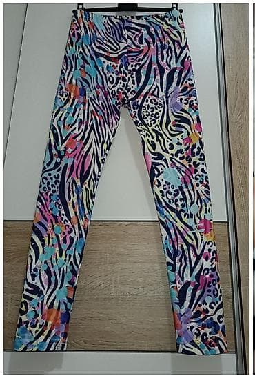 Šarene ženske helanke sa animal/abstract printom - Dizajn