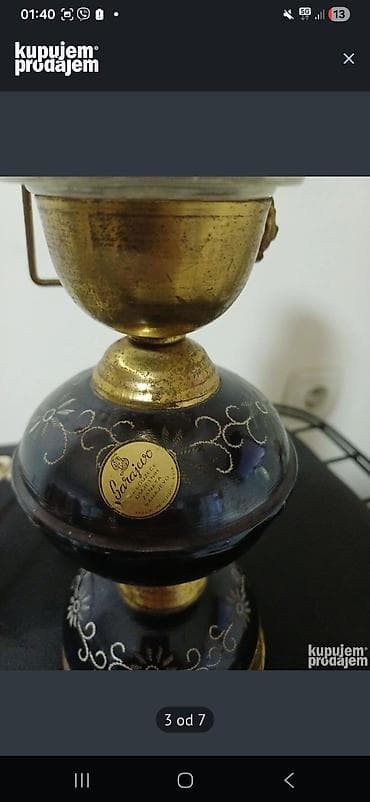 providna stolica: Stona lampa “Sarajevo – Umjetnički zanat” (Made in Yugoslavia) - — 3