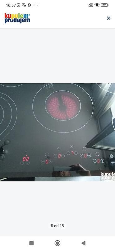 radio lokatori: Indukciona ugradna ploča za kuvanje, 4 zone - Staklokeramička ploča — 6